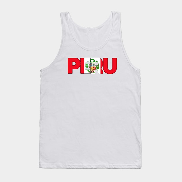 Peru - Flag _011 Tank Top by Tridaak